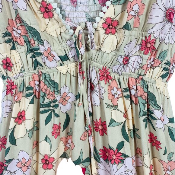 Mini slip dress mixed print size small AMBIANCE - Picture 12 of 15